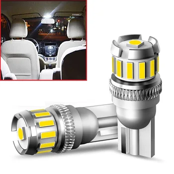 

2 Pcs T10 W5W LED Car Lights LED Bulbs 194 168 Led Signal Lamp Dome Lights White 12V For BMW E46 E60 E90 E36 E91 E92 X5 E39