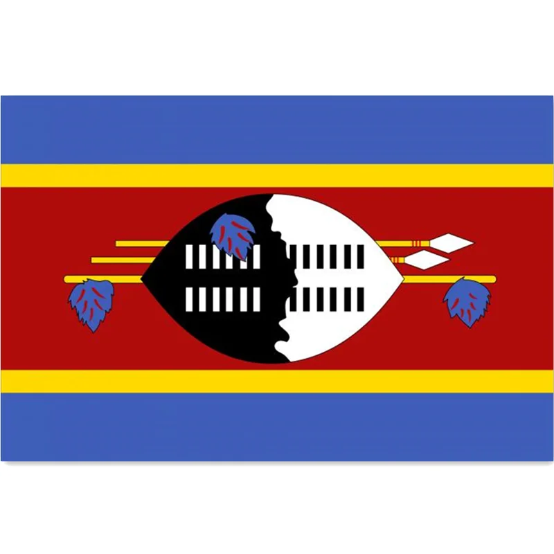 

60x90cm/90x150cm/120x180cm Kingdom of Eswatini Flag For Decoration