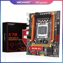 Mechanik X79 główna płyta główna LGA 2011 wsparcie Xeon E5 V1 V2 procesor CPU DDR3 pamięci RAM NVME M.2 mikro ATX Desktop Board E5 3.3K