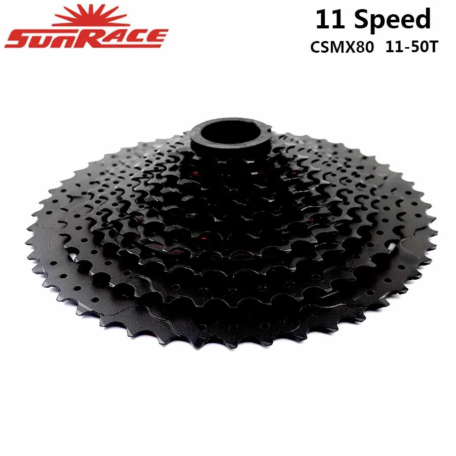 MX80 11-50T Black Sunracing 11 скоростная кассета CSMS8 CSMX8 MX80 RX8 11-46 T/42 T/40 T/50 T велосипедная кассета подходит Shimano SRAM маховик sunracing 11-50T - Цвет: MX80 11-50T Black