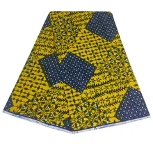 Африканская вощеная ткань принтом для платьев Анкара ткань Настоящая Африканская ткань с восковой печатью ткань африканская ткань с принтом