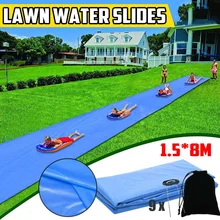 Water-Slides-Pools Toys Games Backyard Giant Outdoor Kids Children Summer Surf Lawn 