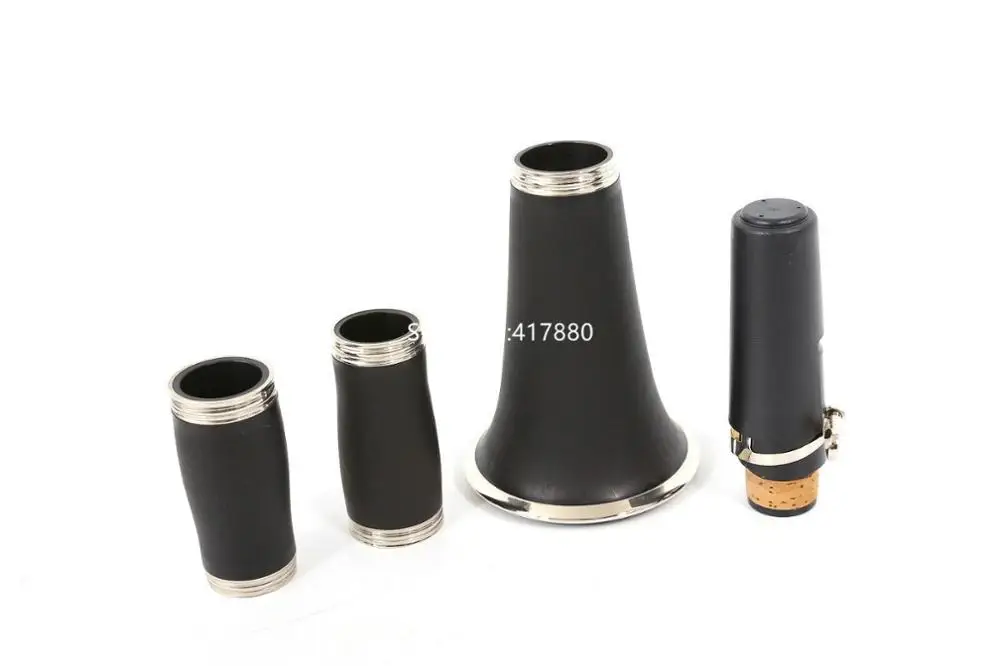 Hot Selling clarinet G key Nickel plated Ebony Wood or Bakelite 17 keys Good sound Professional Musical Instrument with Case