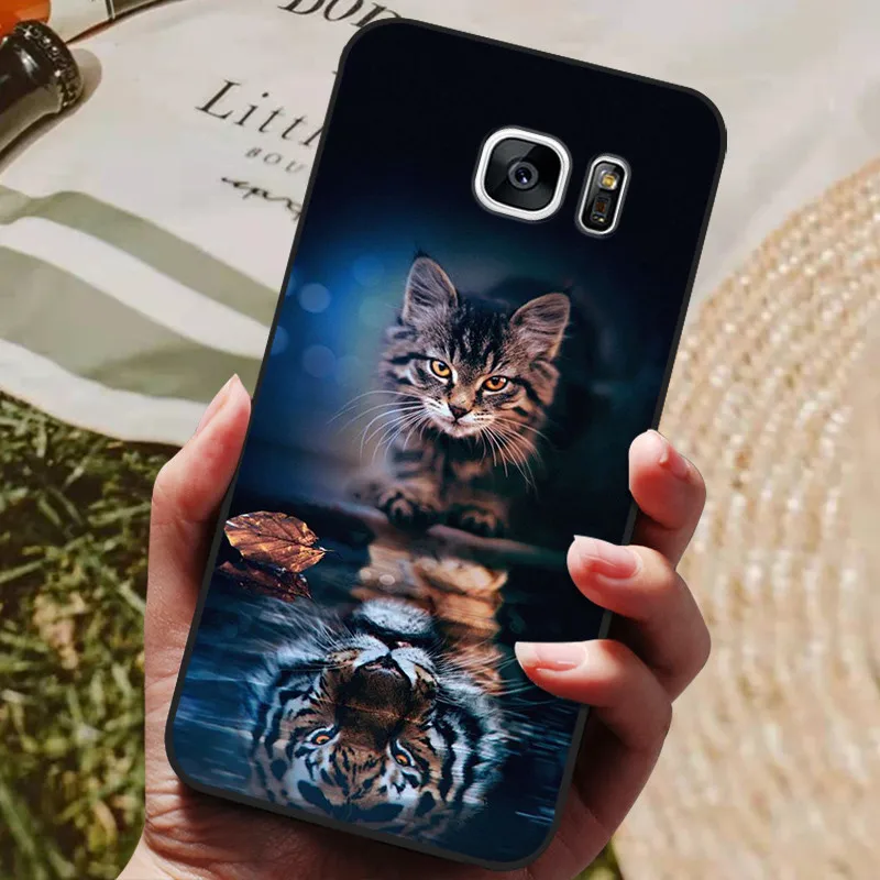 Cute Pattern Silicone TPU Phone Case - Soft Protective Back Cover Bumper