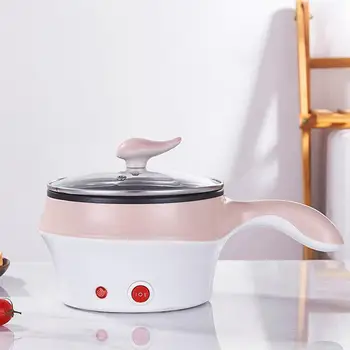 

Mini Multifunction Electric Cooking Pot Machine Single/Double Layer Available Hot Pot Multi Electric Rice Cooker Non-stick pan