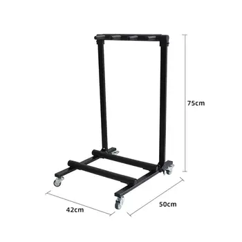 

Mounchain Fl-13l Guitar Stand Removable Metal Professional Guitar Stand with Roller