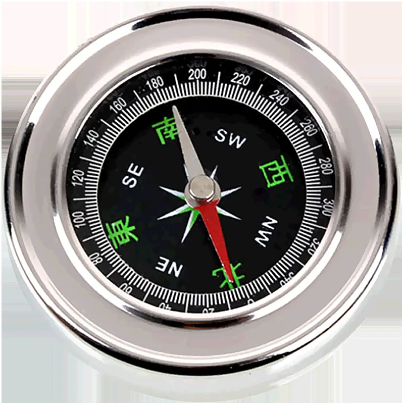 Outdoor Stainless Steel Compass Portable Large Size Mountain Climbing Camping Direction
