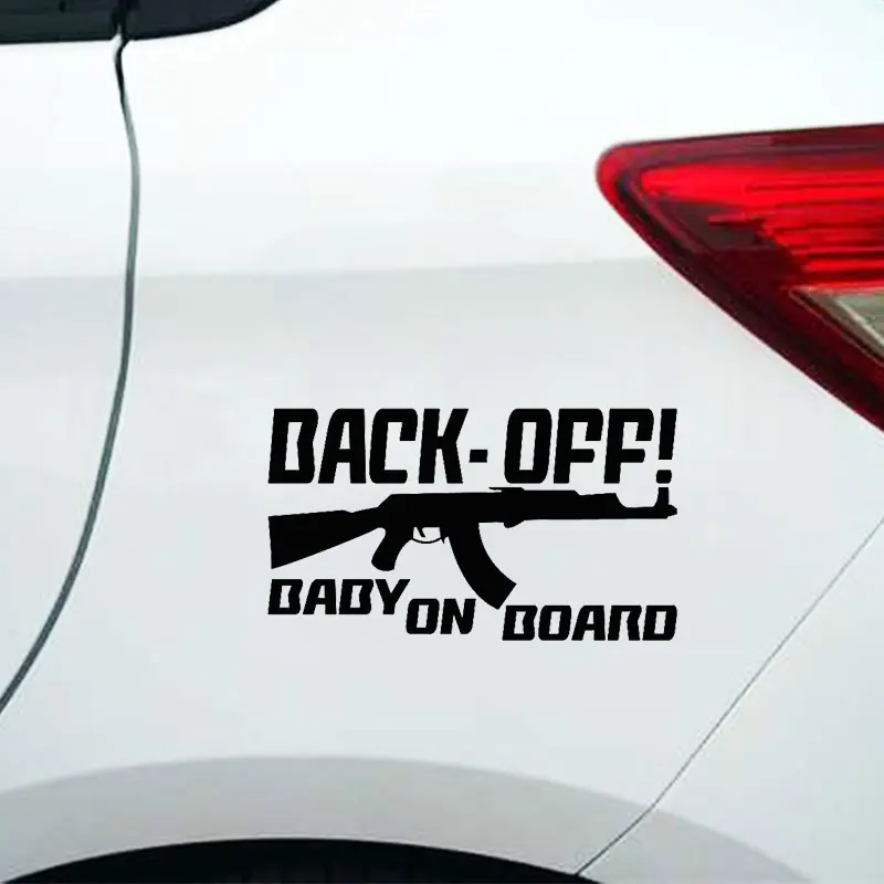 Back Off Car Sticker Vinyl Creative Decoration Auto Funny