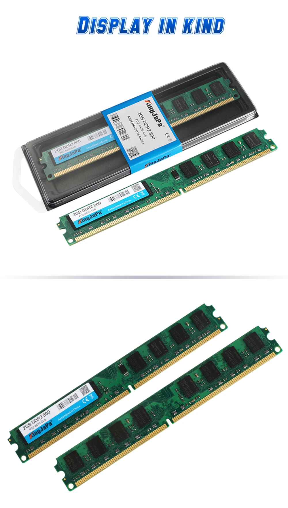 KingJaPa ноутбук с оперативной памятью в DDR2 800 800 МГц 667 533 МГц 2 ГБ 1 ГБ для Тетрадь SODIMM Мемория Совместимость с DDR 2 2 Гб SO-DIMM