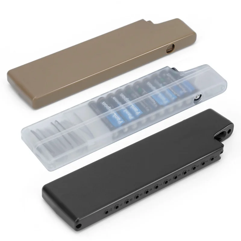 

Durable Battery Storage Box Hard Case For 10x AAA Battery Power Bank Dustproof Plastic Batteries Container outdoor tools