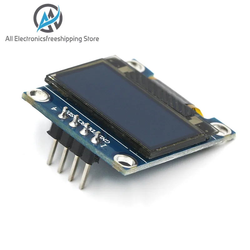Модуль ЖК дисплея 0 96 дюйма IIC Серийный желтый синий 128X64 I2C SSD1306 12864 плата с экраном