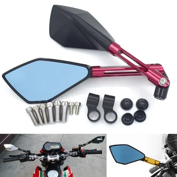 

Universal Motorcycle CNC Aluminum rearview side mirror 8mm 10mm For HONDA CBF125 CB600F CBR600F CBF600/SA CB650F CBR650F