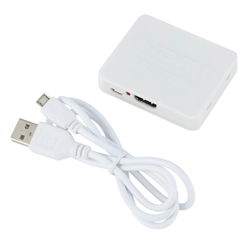 HDMI V1.4 сплиттер 1 в 2 из усилителя Дубликатор кабель 4K HD 3D для DVD PS4|Кабели передачи