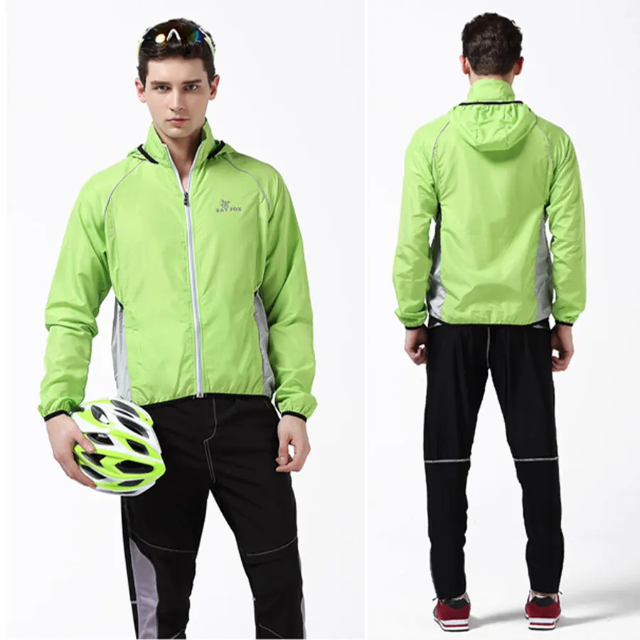 KINGBIKE велосипедная куртка с капюшоном для мужчин и женщин, ветрозащитная велосипедная Джерси с длинным рукавом, велосипедная непромокаемая куртка, Спортивная ветрозащитная куртка