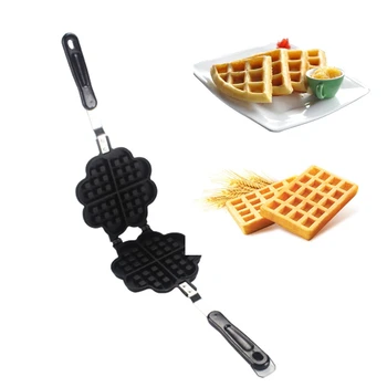 

DIY Baking Mold Non-stick Cake Cookie Mold Large Waffle Mold Waffle Baking Tray Love Shape Decoration Moulds Kitchen Tools