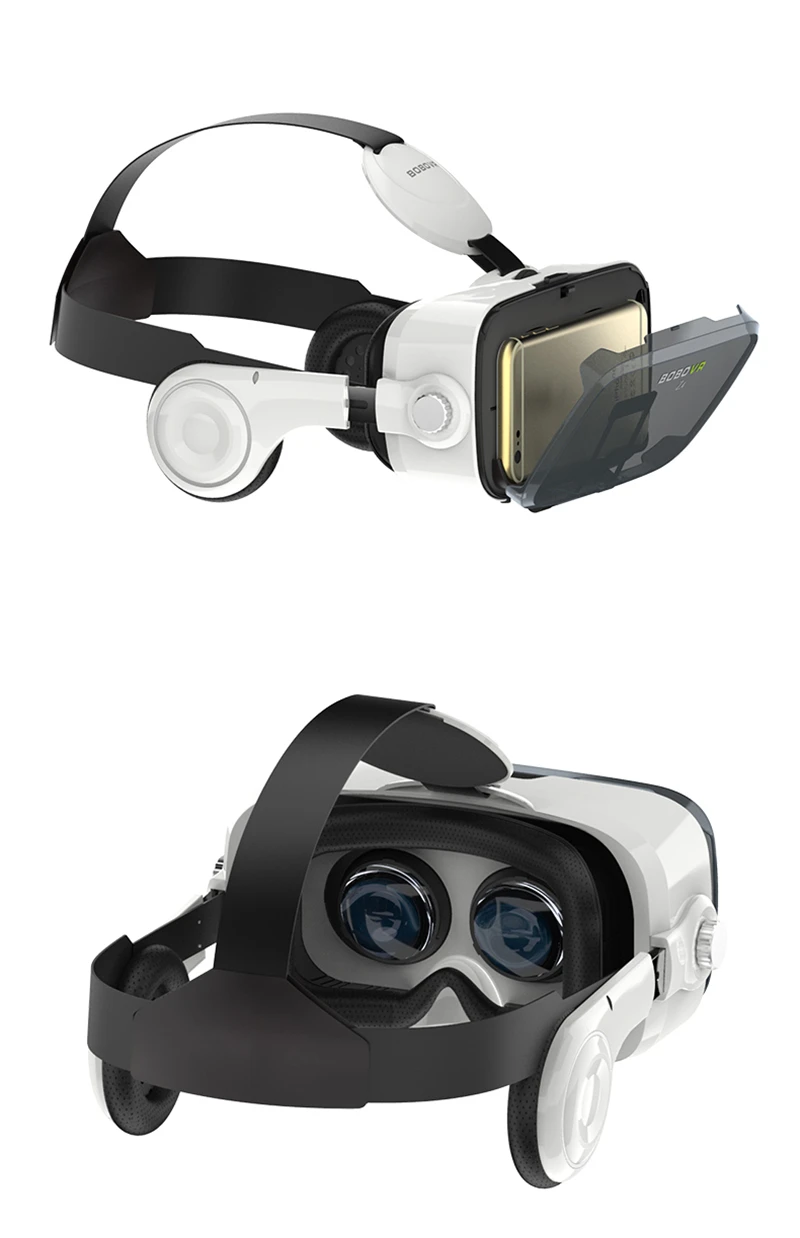 Original BOBOVR Z4 Leather 3D Cardboard Helmet Virtual Reality VR Glasses Headset Stereo BOBO VR for 4-6' Mobile Phone Original