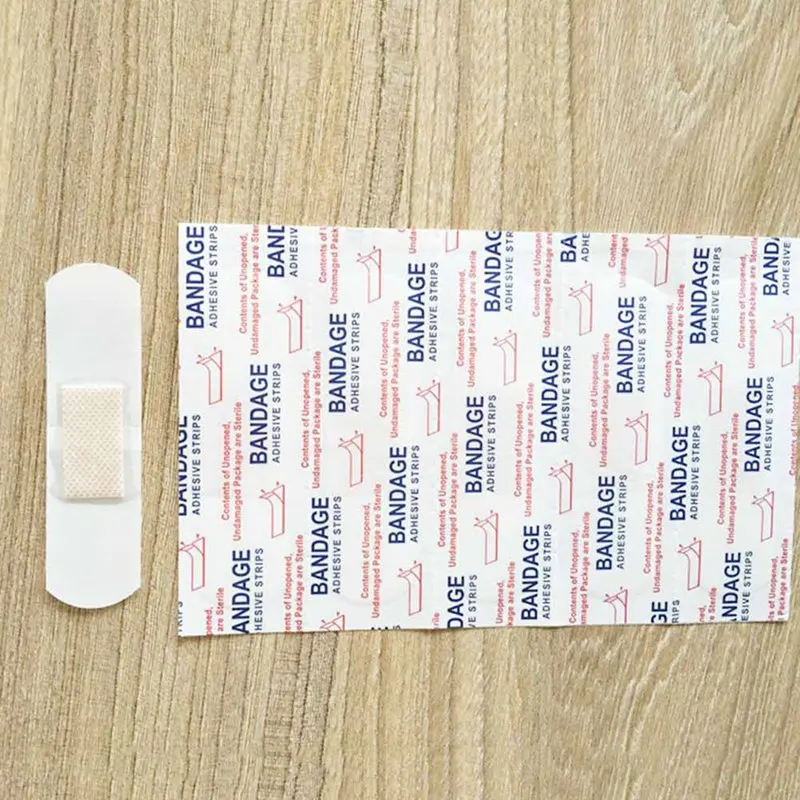 

50Pcs/lot Band-Aids Waterproof Breathable Cushion Adhesive Plaster Wound Hemostasis Sticker Band First Aid Bandage Medical