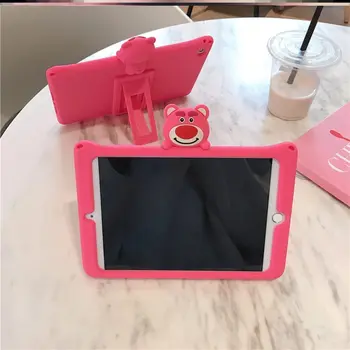 

For IPad 10.2 2019 2017/18 9.7 Case for IPad Mini 1 2 3 4 5 7.9'' Ipad Air 1 2 Kids Cover Soft Silicon Stand Cute Cartoon Funda