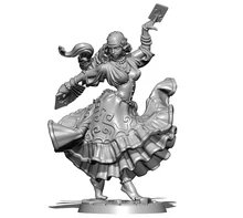 

1/24 75mm 1/18 100mm Resin Model Dance Girl 3D Printing Figure Unpaint No Color RW-079