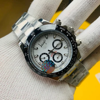 

Luxury White Dial AAA Brand Watch Men's Day-Tona Automatic U1 Factory Sapphire Glassall Sub-Dial Works