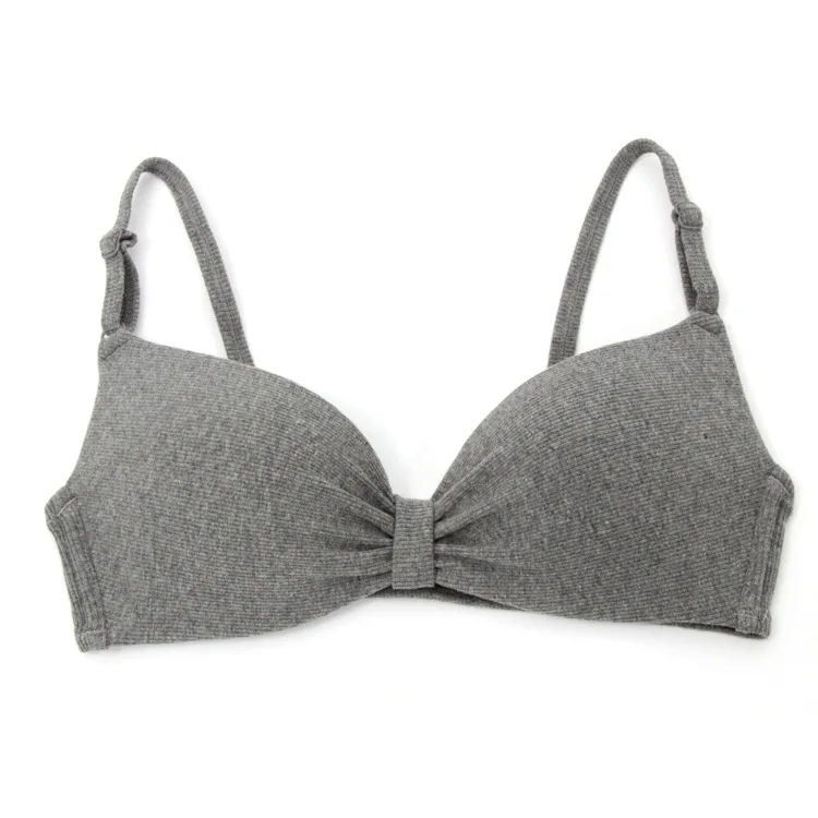 Bralette нижнее белье пуш-ап хлопковый бюстгальтер Осень Новые однотонные короткие мягкие регулируемые бесследные дышащие цветные бюстгальтеры для женщин