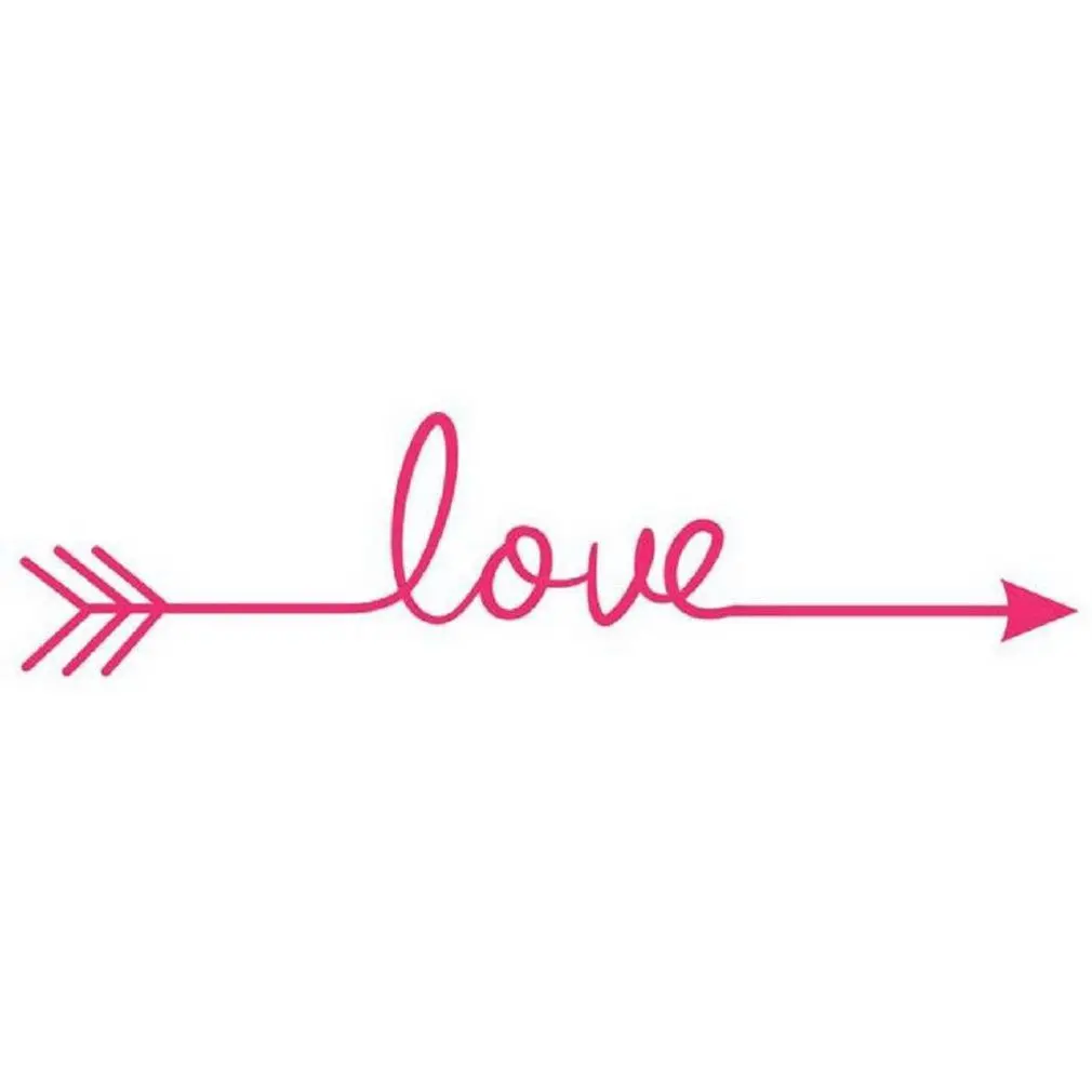 

Modern Adhesive LOVE Arrow PVC Wall Sticker DIY Nordic Style Vinyl Stickers Living Room Bedroom Decoration