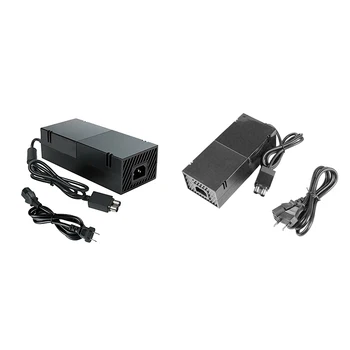 

Power Supply Brick, AC Adapter Charger with Power Cord for One Console Worldwide Use 100V-240V