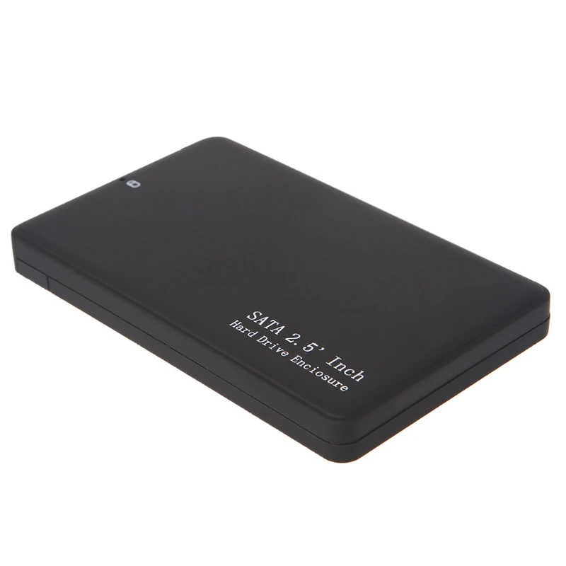 2,5 дюймов USB 3,0 SATA SSD HDD жесткий диск Внешний корпус для жесткого диска черный чехол D08B