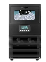 Electric Square Shape Ice Maker Automatic Portable Block Ice Cube Making Machine For Bar Coffee Shop 40kg/24H WZB-40F/A 200W 1