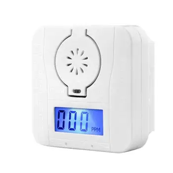 

Home CO Carbon Monoxide Smoke Detector Poisoning Gas LED Display Warning Alarm