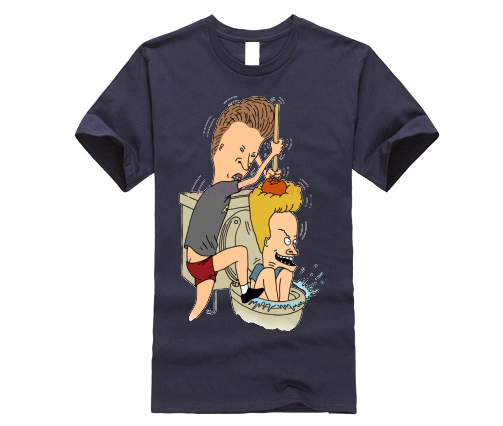 Новое поступление Мужская забавная футболка Beavis and Butthead стильная уличная с милым