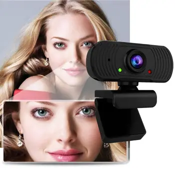 

High-definition Webcam Web Camera with Microphone Video Streaming Widescreen USB E7CA