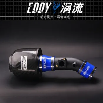 شراءEDDY نظام شفط هواء أنبوب دخول الهواء و ألياف الكربون فلتر الهواء لتويوتا E'Z 1.6/1.8/2.0 2011 أجزاء المحرك اكسسوارات السيارات