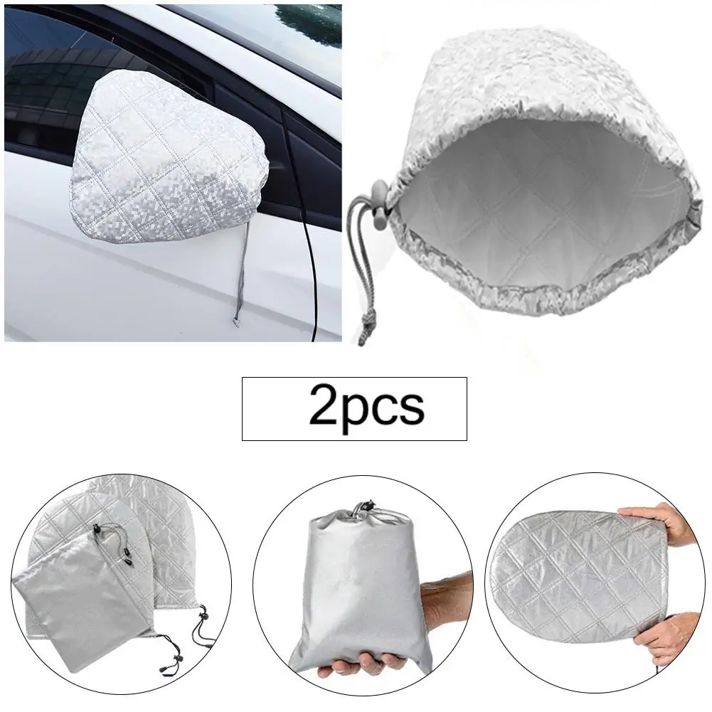 2PCS Auto Auto Rück Seite Spiegel Protector Abdeckung Winter Frost Schutz Schnee  Eis Winter Wasserdicht Spiegel Abdeckung Auto Zubehör - AliExpress