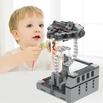 

Creative Suspension Tension Balance Frame Children's Small Particle Assembled Balancing Stand Building Block Toy