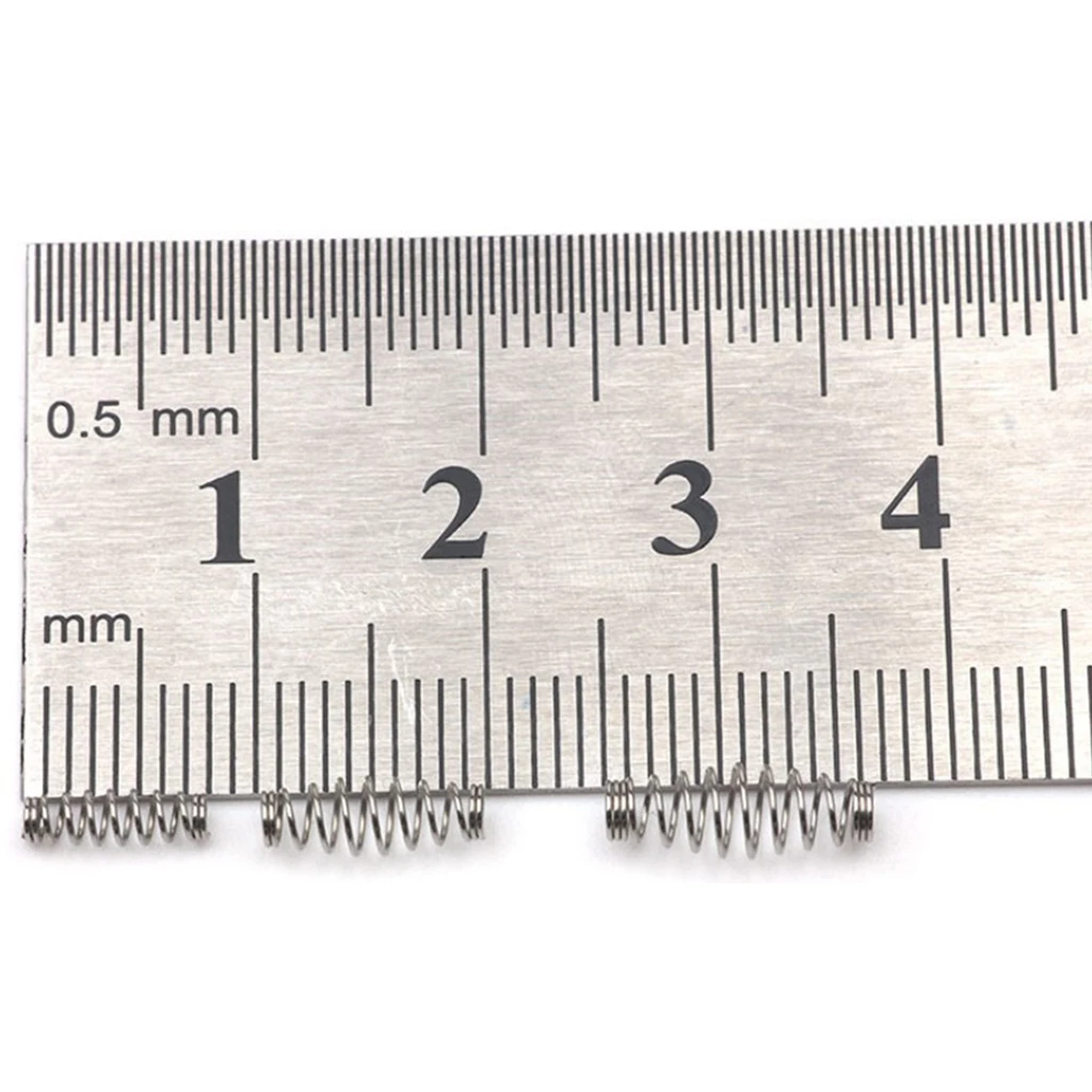 100x Barbed Hook Spring Stainless Steel Fishing Weedless Spring Accessories Centering Pin Spring Twist Locks Fishing Hook