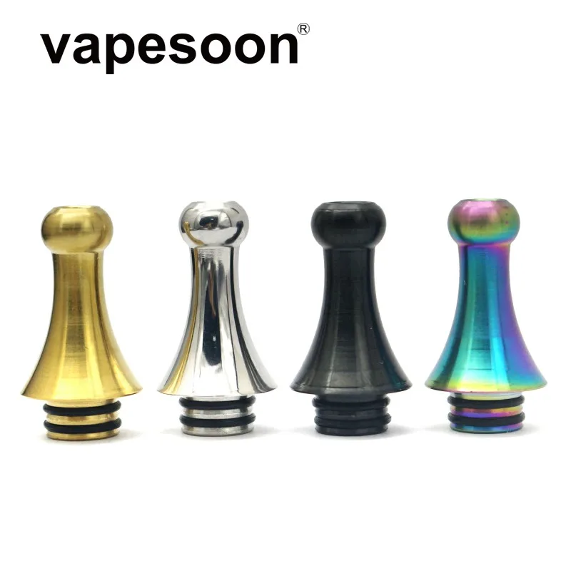 VapeSoon длинный стиль Delrin нержавеющая сталь 510 MTL капельный наконечник для Kayfun | Аксессуары -1005001512035978