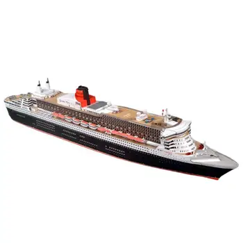 

Queen Mary II cruise Ship Paper Model 3D Cubes Paper DIY Papercrafts Manual Puzzle Model Level 4 Costa Toy Pacifica Ship Cr W8M7