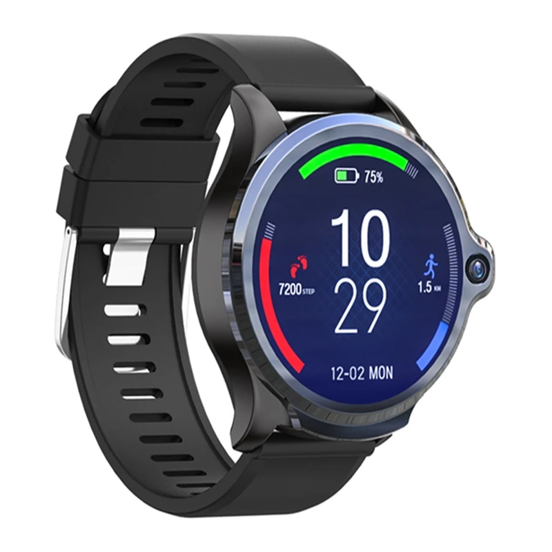 Kospet PRIME Smart Watch Phone 1.6' Face Identify 3G+32G Dual Camera 4G-LTE bluetooth Weather Forecast Map 1260mAh Long Standby