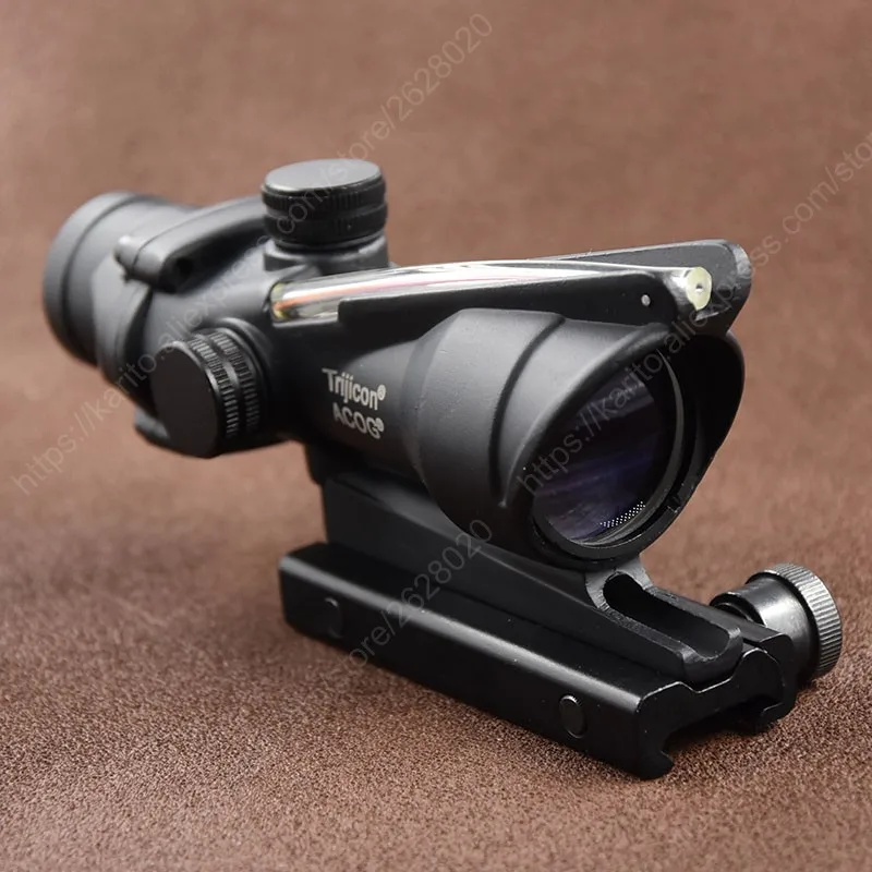 Тактический Trijicon Acog Стиль 4x32 прицел с 20 мм база &quotПикатинни&quot M5858|4x32 rifle scope|rifle