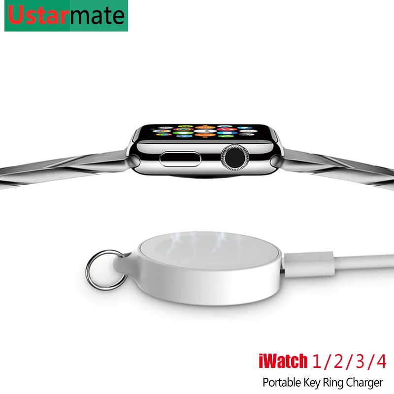 Магнитное Беспроводное зарядное устройство для часов быстрое Apple Watch 4 3 2 1