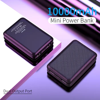 

Coolreall 10000mAh Power Bank Dual USB Fast Portable Charging Mobile Phone External Battery Charger Powerbank For iphone xiaomi