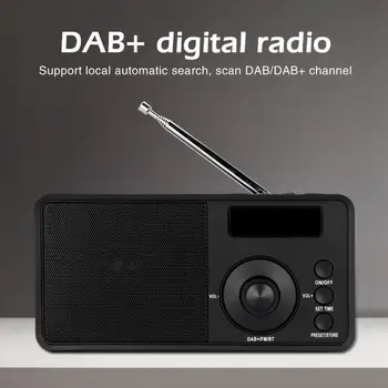 

Wireless Speaker Portable Waterproof Outdoor Subwoofer Speakers Sound FM Radio Music Player Digital Display Radio DAB+/DAB