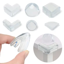 Protector de silicona suave de seguridad para bebés y niños de 4 Uds. Protector de borde de esquina de la Mesa protección para bordes y protectores anticolisión para niños