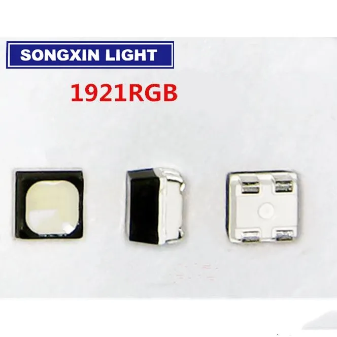 100 шт. 1921 RGB POWER TOP 2020 2121 SMD SMT PLCC 2 LED общий аносветодиодный красный зеленый синий