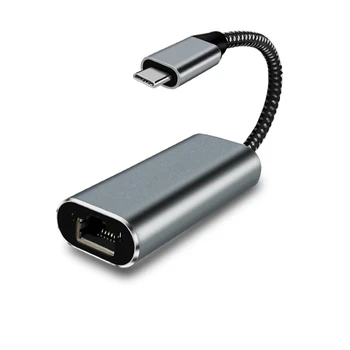 

TYPE-C to Ethernet Adapter, RJ45 Gigabit Ethernet Network Adapter, for Win8/10 and Apple Mac Os System
