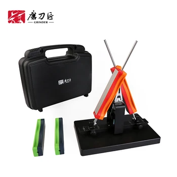 

Fixed angle Knife sharpener system Kitchen household knife sharpener 800 1000 grit diamond sharpener set diamond stick whetstone