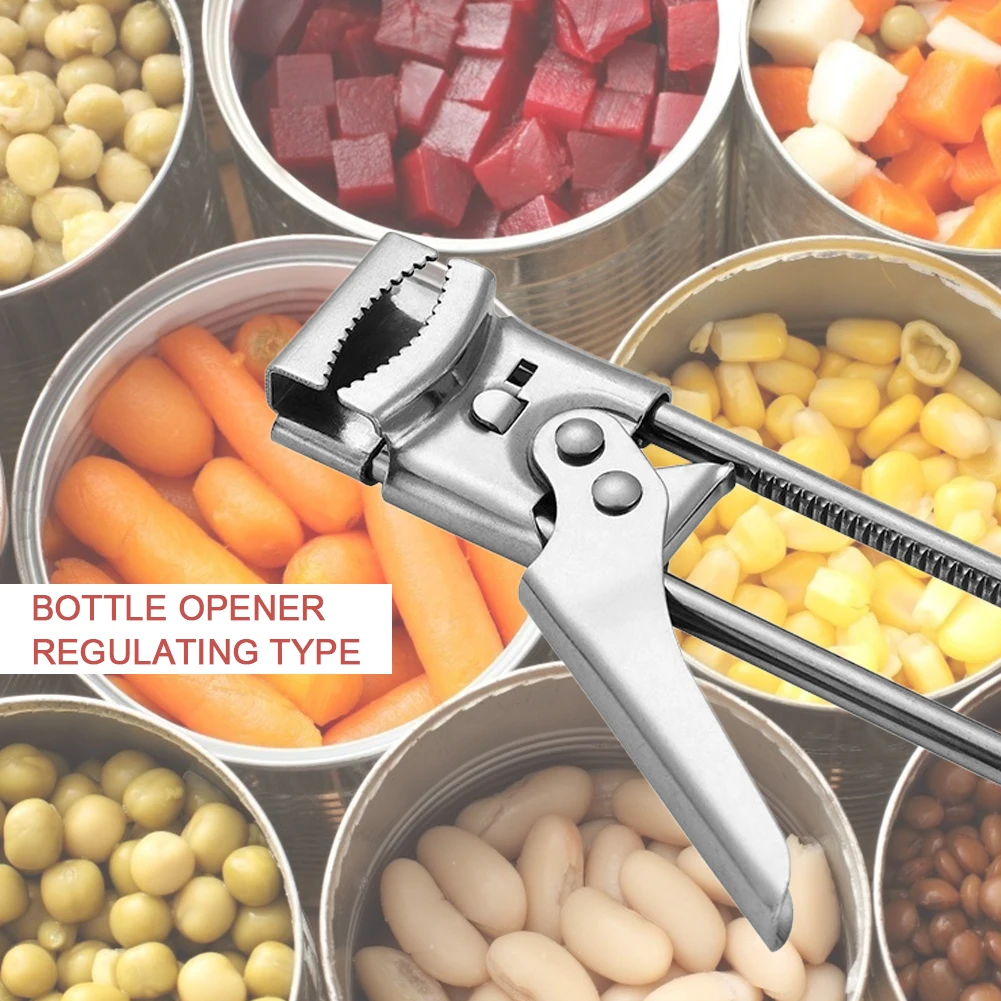 Нержавеющая сталь портативная безопасная легкая Регулируемая консервная банка