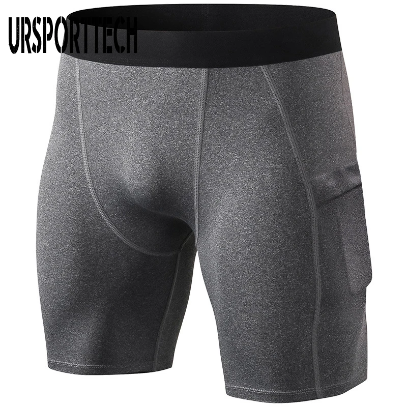 URSPORTTECH Shorts Men 2024 Summer Brand Clothing Casual Sportswear Solid Short Homme Men Gyms Fitness Quick Dry Beach Shorts