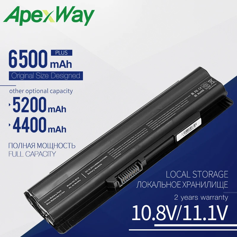 Аккумулятор Apexway для ноутбука MSI BTY S14 CR650 CX650 FR400 FR600 FR610 FR620 FR700 FX400 FX420 FX600 FX603 FX610